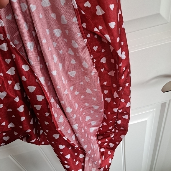 Vtg Petra Fashions Valentines Day Love Hearts nightie slip dress LG USA Pinup - Picture 5 of 8